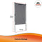 Style 120 cm - Balkonscherm - Wasbare bekleding - Zand