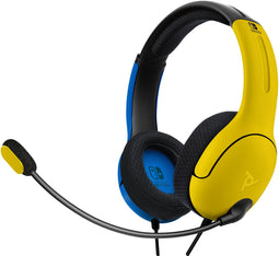 PDP LVL40 - Bedrade headset - Ruisonderdrukkende microfoon - Blauw/Geel/Zwart