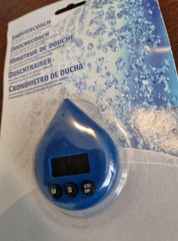 Showercoach Blauw- Waterbesparend - Tijdbesparend - Douchetimer - Douche wekker