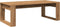 vidaXL - Salontafel - 102x50x35 - cm - bewerkt - hout - artisanaal - eikenkleurig