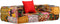 vidaXL - Poef - tweezits - modulair - stof - patchwork
