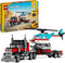 LEGO Creator 3in1 Truck met helikopter 31146 - 270 onderdelen - Bouwset