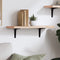 vidaXL - Wandschap - 60x20x2,5 - cm - massief - beukenhout