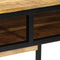 vidaXL - Bureau - 80x50x75 - cm - Massief - Houten - Ruw - Mango