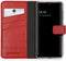 Selencia Galaxy A41 - Echt Lederen Bookcase - 3 Pashouders - Rood