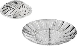 Westmark Stoommand, verstelbaar, voor pannen van Ø 14-23 cm, roestvrij staal, zilver, 12592270