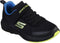 Skechers Dynamic Tread - Jongens Sneakers - Slip-on - Air-Cooled Memory Foam - Black/Blue/Lime - Maat 28