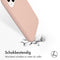 Accezz Liquid Silicone Backcover - iPhone 14 - Schokabsorberend - Roze