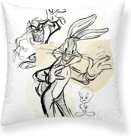 Kussenhoes Looney Tunes Looney Sketch A 45 x 45 cm