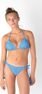 Barts Bathers - Tanga - Gevoerd bikini broekje - Panterprint - Blauw - Maat 36
