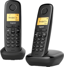 Gigaset A270 - DECT-telefoon - 2 handsets - handsfree functie