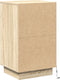 vidaXL - Nachtkastje - met - LED - in - Sonoma - Eiken - 39x34,5x65 - cm - - - Geengineerd - Hout