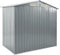 vidaXL - Tuinschuur - met - rek - 205x130x183 - cm - ijzer - grijs