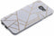 Hoesje Geschikt voor Samsung Galaxy A5 (2017) Hoesje Siliconen - Design Backcover siliconen - Wit / White Graphic