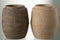 J-Line bloempot - keramiek - taupe/bruin - large - Ø 23.50 cm - 2 stuks