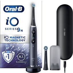 Oral-B iO 9N - Elektrische Tandenborstel - 100% meer tandplakverwijdering - Zwart