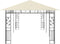 vidaXL - Prieel - met - klamboe - 6x3x2,73 - m - crème