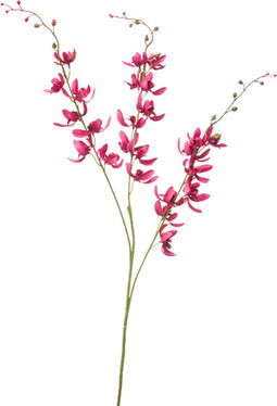 Emerald Zijden Kunstbloemen Cymbidium Boot Orchidee x3 90 cm Beauty Roze 431690