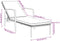 vidaXL - Ligbedden - 2 - st - met - tafel - poly - rattan - zwart