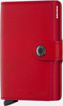 Secrid Pasjeshouder / Kaarthouder - Kunstleer - Miniwallet Original - Rood