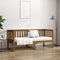 vidaXL - Slaapbank - 80x200 - cm - massief - grenenhout - honingbruin