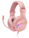 Mars Gaming MCP-RGB3 - Gamingpakket 4in1 - TKL toetsenbord H-Mech RED RGB muis FRGB hoofdtelefoon XXL muismat - Roze