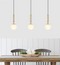 Opviq Fulgor - Hanglamp - Metaal & Glas - E14 - 15 x 15 x 49 cm - Verstelbaar tot 139 cm