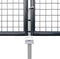 vidaXL - Gaaspoort - 400x200 - cm - gegalvaniseerd - staal - grijs