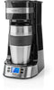 Nedis KACM300FBK - Koffiezetapparaat - Timer - Zilver