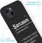 iPhone 13 Hoesje Siliconen - iMoshion Design hoesje - Zwart / Sarcasm