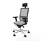 Bureaustoel met hoofdsteun Piqueras y Crespo 2D026N1 Lichtgrijs