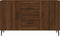 vidaXL - Dressoir - 100x36x60 - cm - bewerkt - hout - bruin - eikenkleur