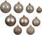 Kerstbal kunststof dia8cm pearl