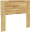 vidaXL - Hoofdbord - 80 - cm - massief - hout - eiken