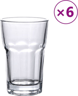 vidaXL - Bierglazen - 6 - st - 295 - ml