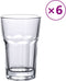 vidaXL - Bierglazen - 6 - st - 295 - ml