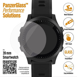 PanzerGlass 3604 - Screenprotector - Krasbestendig Barstbestendig - 39mm