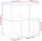 vidaXL - Nachtkastjes - 2 - st - 50x30x51,5 - cm - bewerkt - hout - artisanaal - eiken