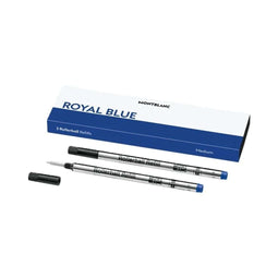 Navulling voor balpen Montblanc ROYAL BLUE Blauw (2 Stuks)