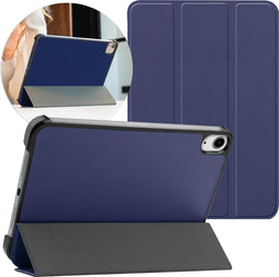 imoshion Tablet Hoes - Geschikt voor iPad Mini 6 (2021) - Trifold Bookcase - Donkerblauw