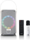 Lenco BTC-060WH - Karaoke Set - Bluetooth 5.2 Draadloze Microfoon - Wit