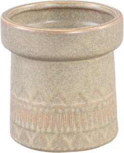 PTMD Rail Bloempot - 11 x 11 x 11 cm - Keramiek - Creme