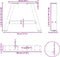 vidaXL - Salontafelpoten - 2 - st - A-vormig - 30x(30-31) - cm - staal - antraciet