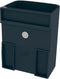 Sigel pennenbak - voor glasmagneetbord van 3 tot 5mm - 75x94x51mm S - antraciet - SI-GL801