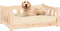 vidaXL - Hondenmand - 75,5x55,5x28 - cm - massief - grenenhout