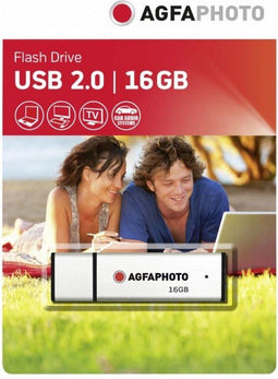 AgfaPhoto USB Flash Drive 2.0 - 16GB - Zilver