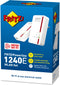 AVM FRITZ!Powerline 1240E - WiFi Set - Powerline 1.2Gbps en Wi-Fi max 300Mbps (2 stuks)