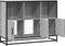 vidaXL - Dressoir - 100x35x76 - cm - bewerkt - hout - grijs - sonoma - eikenkleurig