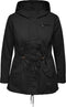 ONLY CARMAKOMA CARLORCA - Parka - Verstelbaar koord in taille - Maat M (46/48)