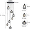 Steinhauer Reflexion - Hanglamp - Dimbaar - Zwart